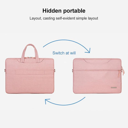 12 Laptop Handbag With Shoulder Strap And Power Bag - Inner Bag - Pink