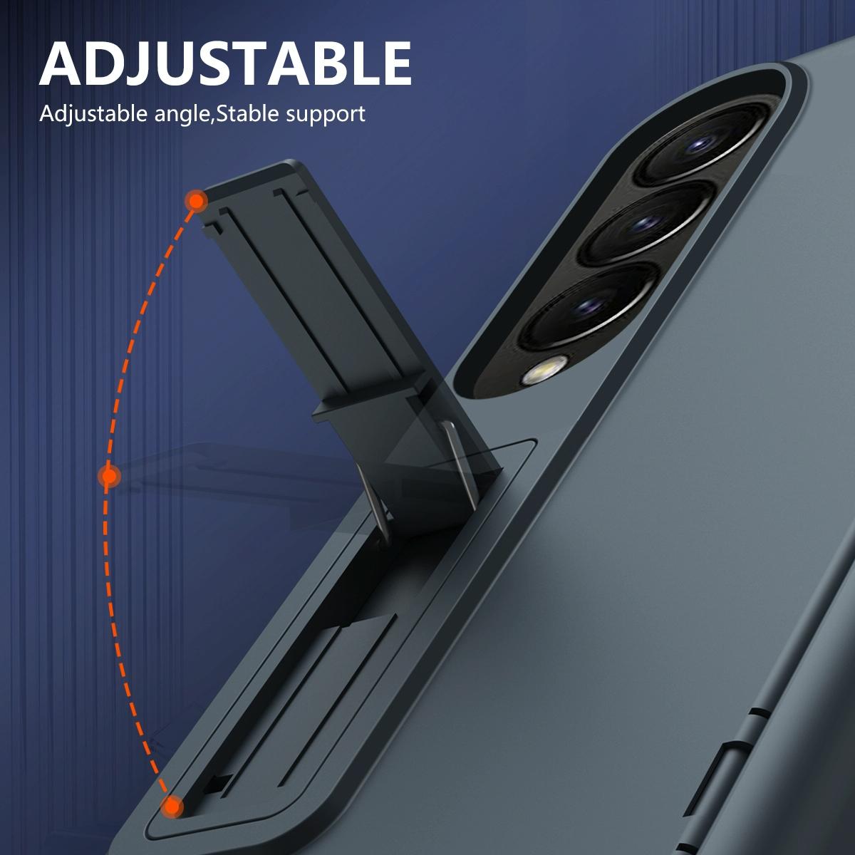 For Samsung Galaxy Z Fold4 5G Shockproof Case With Holder - All-Inclusive - Green