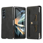 Leather Folding Phone Case for Samsung Galaxy z Fold 4 - Black