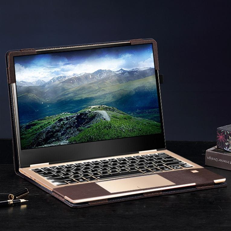 Yoga 730-13 Laptop Leather Case - Protective - Gentleman Gray
