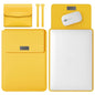 Lightweight 4-in-1 Leather Laptop Bag - 13 / 14 Inches Portable - Yellow