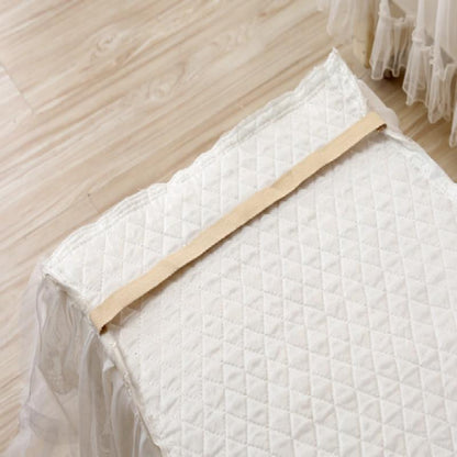 White Lace Piano Dust Cover - Embroidered Full Size Double Seats 153X33X120