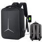 Waterproof Business Laptop Backpack With Usb Port - Multifunctional - Black - 17 Inch