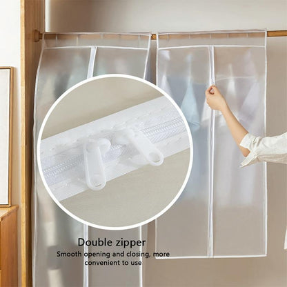 Waterproof Hanging Storage Bag For Dustproof Organization - White