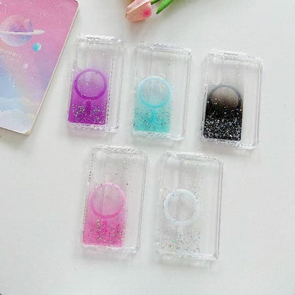 Sparkle Tpu Case for Samsung Galaxy z Fold 4 with Magsafe - Pink
