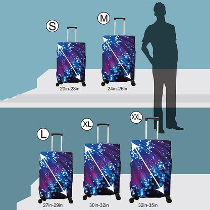 Thick Elastic Luggage Cover for Outdoor Travel - Fits 22-24 Inches - T-016 - M (20-22 Inches)