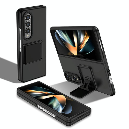 Foldable 3d Design Phone Case for Samsung Galaxy z Fold 4 / 5g - Black