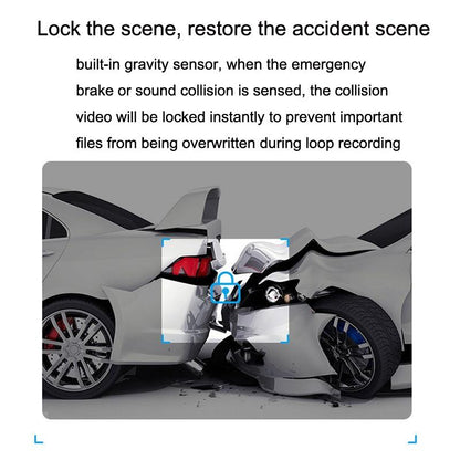 1080p Hd Car Recorder with Wifi for Parking Monitoring - Without Button + Usb Short Line
