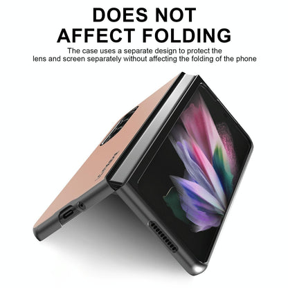Leather Shockproof Case for Samsung Galaxy z Fold 4 / 5g - Pink