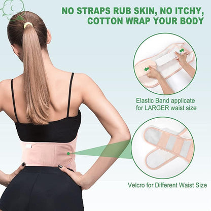Leak-Proof Waist & Neck Support For Better Sleep - Waist + Neck Khaki