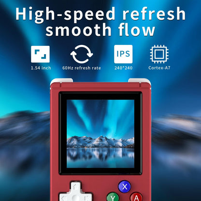 Retro Game Console - 128G 5000 Games 1.54 Ips Linux - Blue - 128G 5000 Games