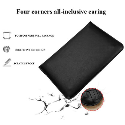 12 Inch Hand-Woven Notebook Liner Bag For Computers - Black