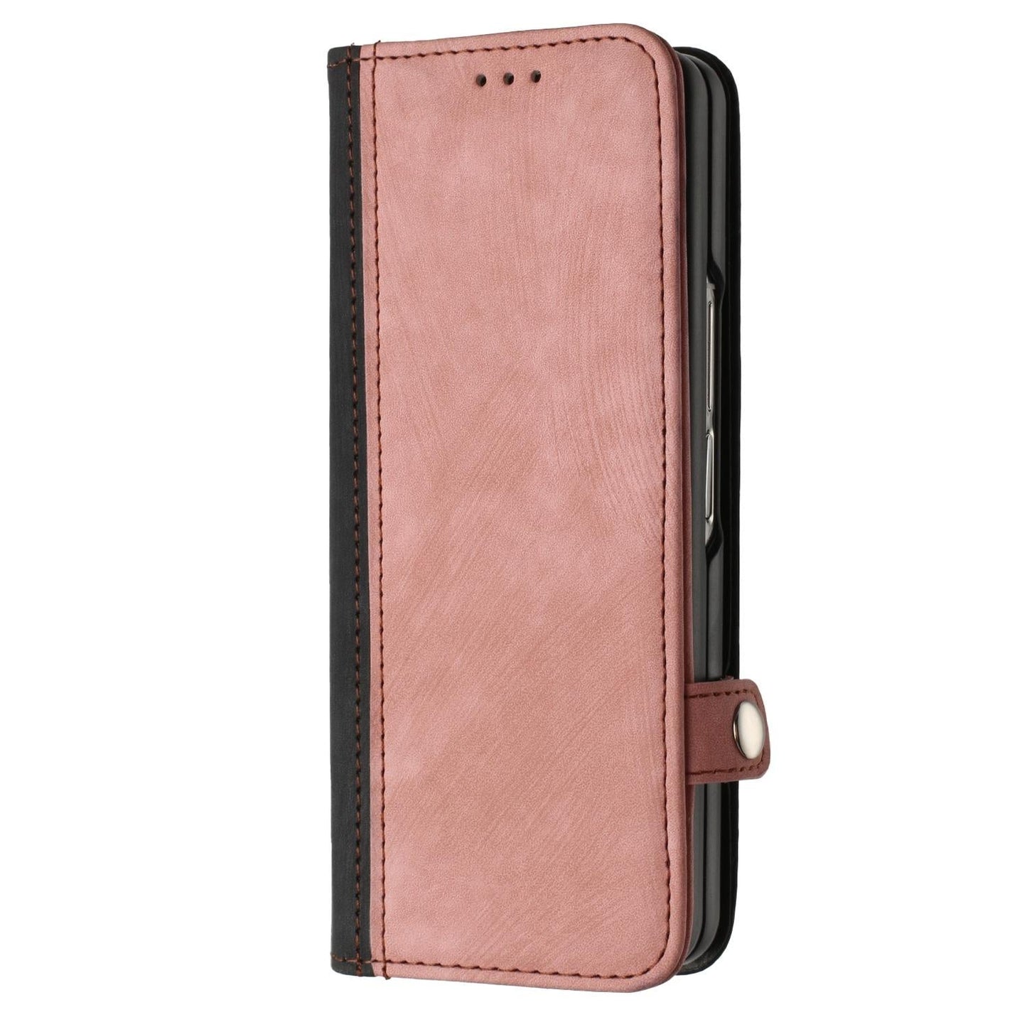 Leather Phone Case with Side Buckle for Samsung Galaxy z Fold 4 / 5g - Royal Blue