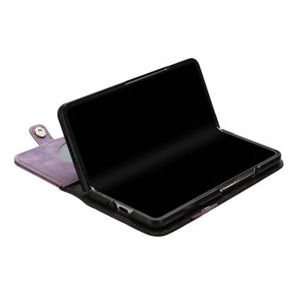 Leather Phone Case with Side Buckle for Samsung Galaxy z Fold 4 / 5g - Royal Blue