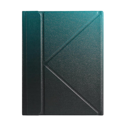 Bluetooth Keyboard Leather Case For Ipad Pro 11 With Holder & Pen Slot - Black Diamond Pattern