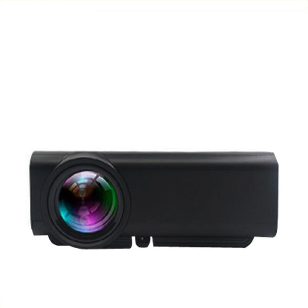 1080P Wireless Screen Mirroring Projector - Small Led - Black