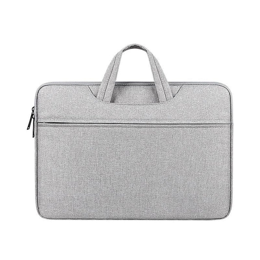 Waterproof Laptop Handbag - 15.6 Inches Shock-Absorbing & Large-Capacity - Grey