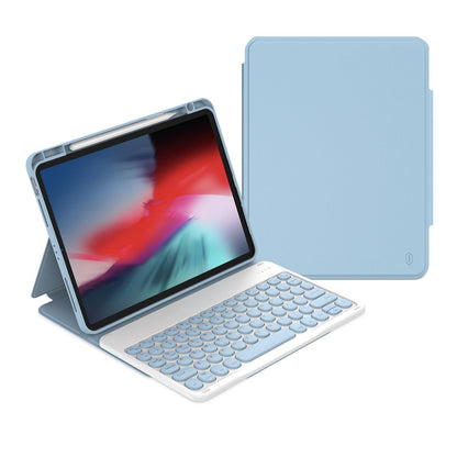 Detachable Keyboard Tablet Case With Magnetic Skin Feel - Black