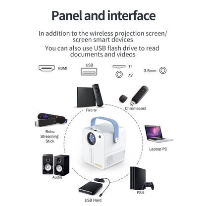 Intelligent Portable 4K Hd Projector - E300