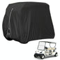 Waterproof Golf Cart Scooter Cover - 285X122X168Cm - Black