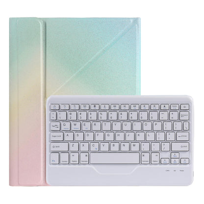 Bluetooth Keyboard Leather Case For Ipad Pro 11 With Triangle Holder & Pen Slot - Fits 2021 / 2020 / 2018 & Air 4 10.9 - Splittable - Black Diamond Pattern