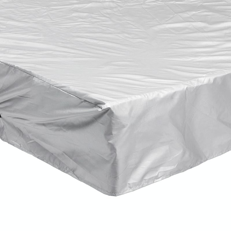 Waterproof Dustproof Protection Cover For Bathtub Pool Table & Chair - 218X218X30Cm - Silver