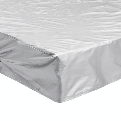 Waterproof Dustproof Protection Cover For Bathtub Pool Table & Chair - 218X218X30Cm - Silver