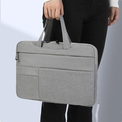 15.6 Inch Waterproof Laptop Handbag in Oxford Cloth - Black