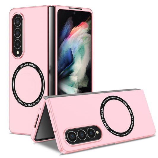 Secure & Portable Magnetic Folding Case for Samsung Galaxy z Fold 4 - Pink