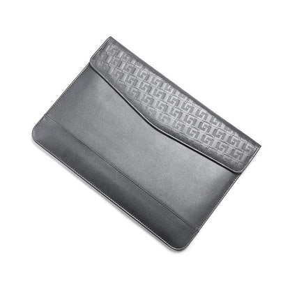 13 Inch Ultra-thin Magnetic Holster for Horizontal Embossed Notebook with Liner Bag - Dark Blue