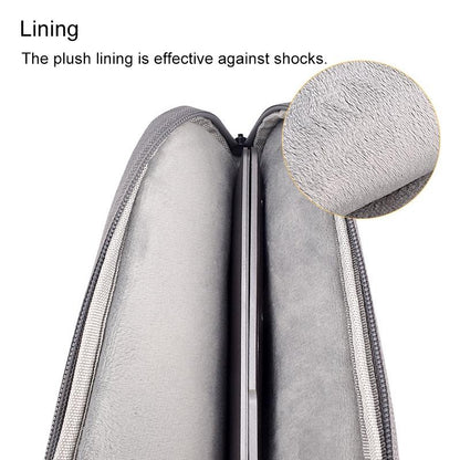15.6 Inch Laptop Felt Sleeve Protective Case Carrying Bag - Grey