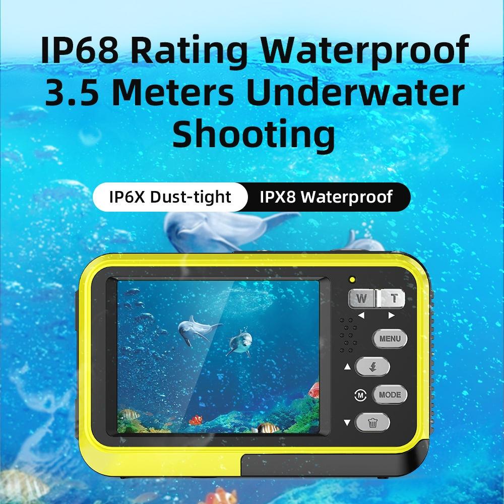 Waterproof 48mp Dual Screen Outdoor Camera - Wdc901 - Black