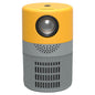 3000 Lumens Mini Projector With 100 Inch Screen - Grey Yellow