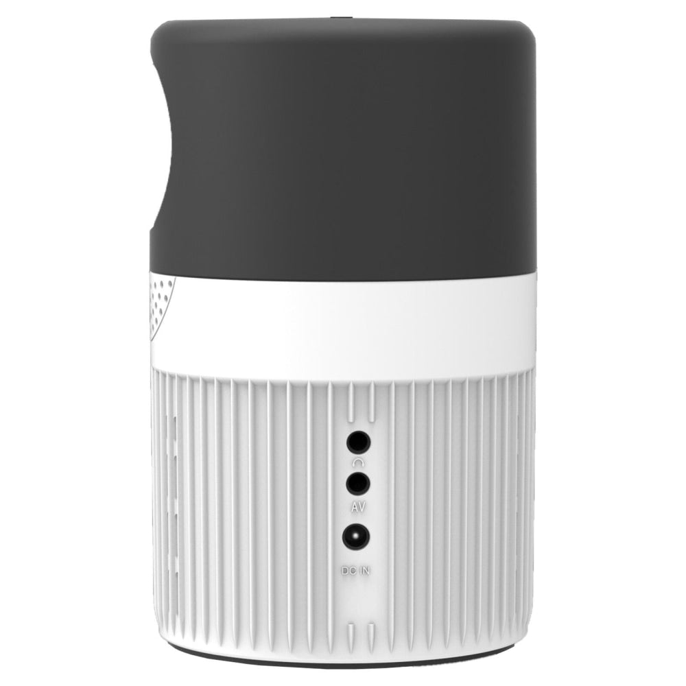 3000 Lumens Mini Projector With 100 Inch Screen - Grey Yellow