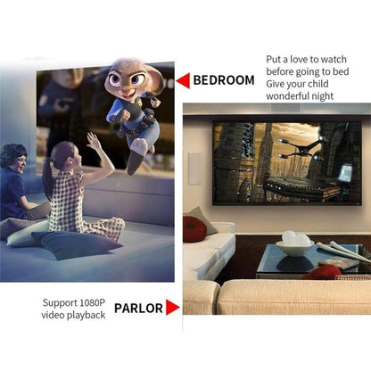 Portable Children'S Projector With Speaker - Yg220 - Black