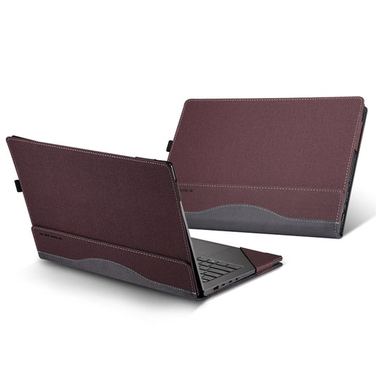 Protective Leather Laptop Case With Stand - 15.6 Inch - Black - For Samsung Galaxy Book 2 Pro