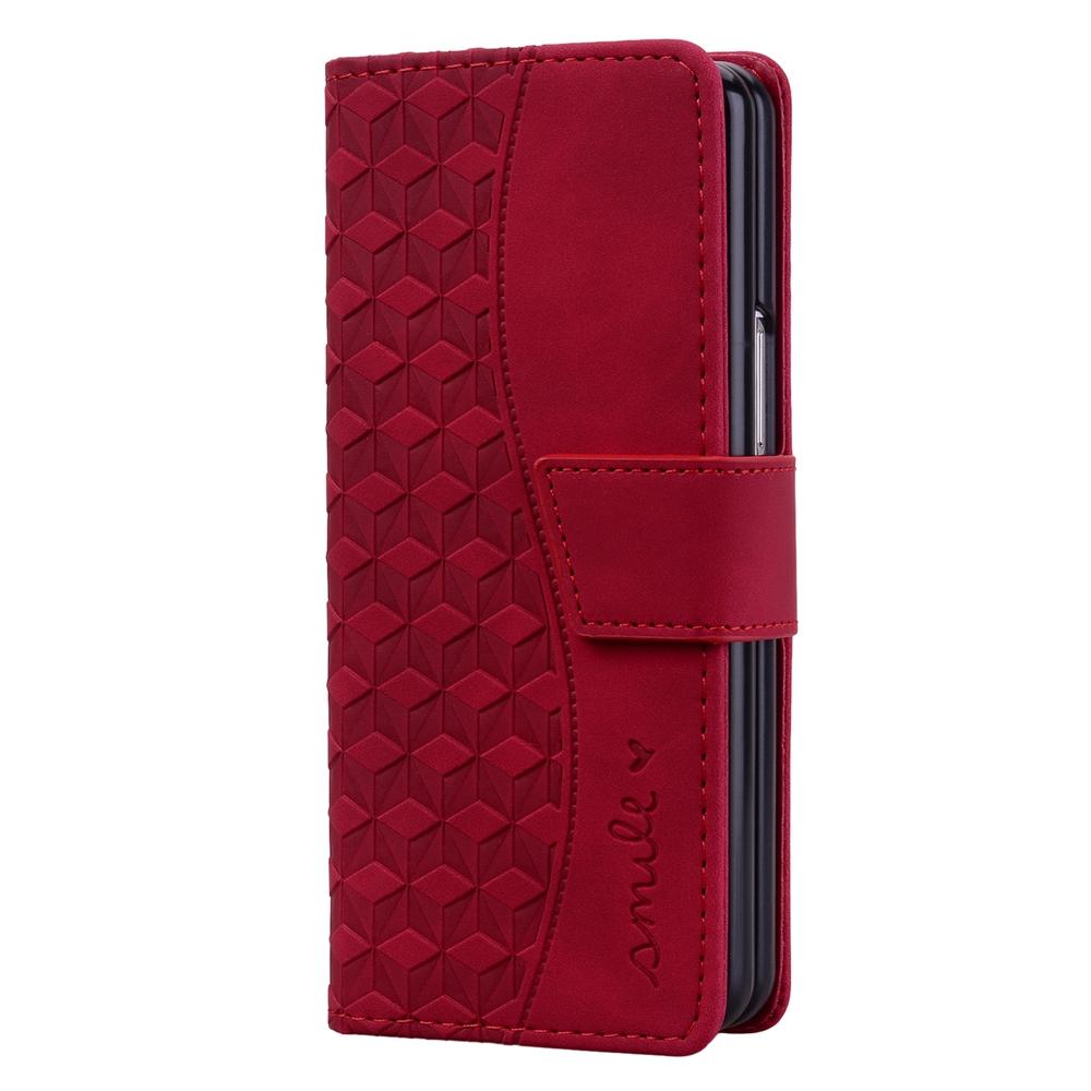 For Samsung Galaxy Z Fold4 5G Leather Phone Case With Diamond Buckle And Lanyard - Green