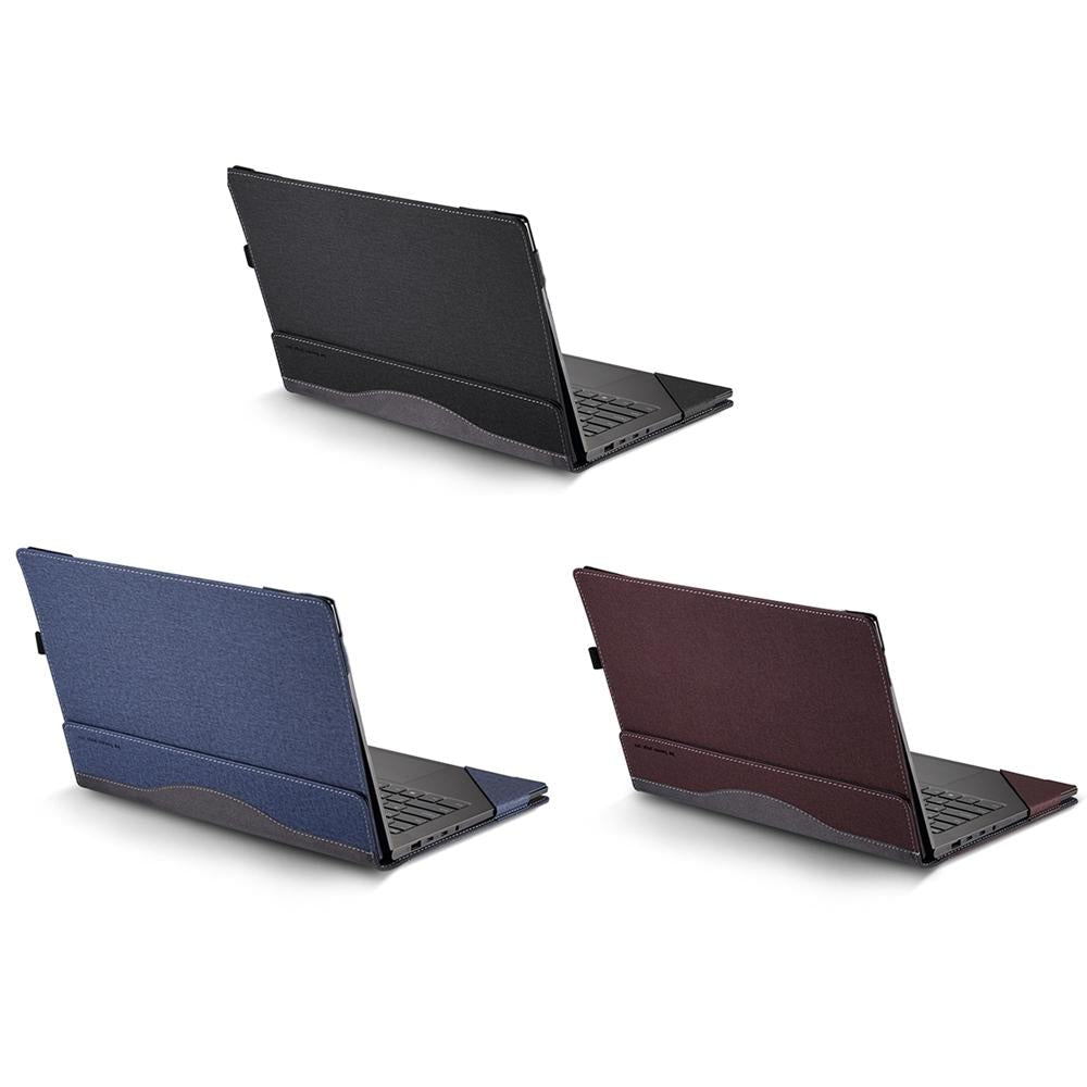 Protective Leather Laptop Case With Stand - 15.6 Inch - Black - For Samsung Galaxy Book 3 360