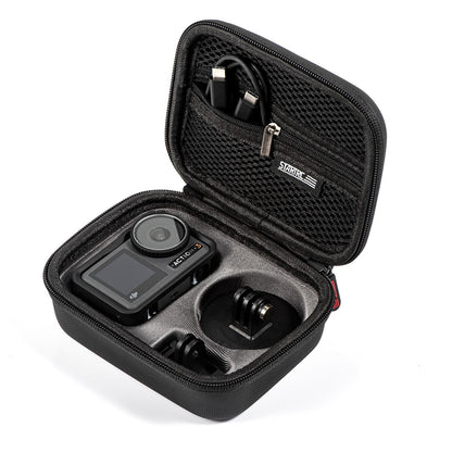 Carry Case with Carabiner and Strap for Cameras