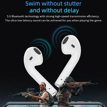 Wireless t & g Tg11 Tws Bluetooth Earphones with Charging Box - Black