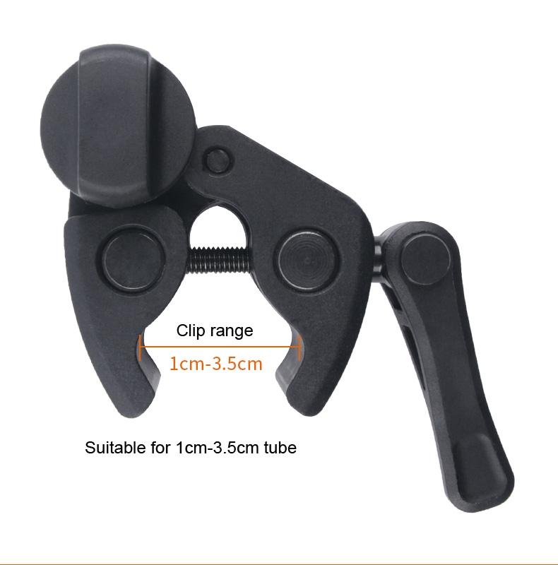 Waterproof Clamp Mount Adapter Kit For Gopro Hero6 / 5 With Back Cover