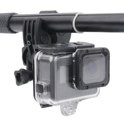 Waterproof Clamp Mount Adapter Kit For Gopro Hero6 / 5 With Back Cover
