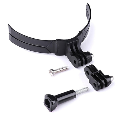 Foldable Action Camera Helmet Mount Kit with j Hook and Phone Clamp