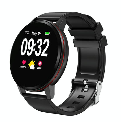 Waterproof Smart Bracelet With Colour Screen - Call Heart Bp Sleep Oxygen Monitoring - Black