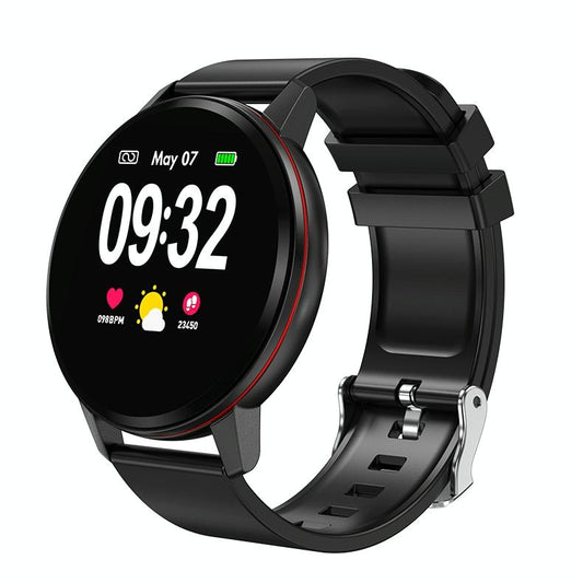 Waterproof Smart Bracelet With Colour Screen - Call Heart Bp Sleep Oxygen Monitoring - Black