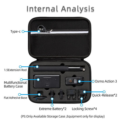 Dji Action Carrying Case - 21.5 x 29.5 x 10cm - Storage Bag