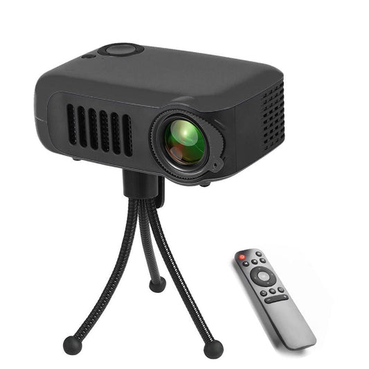Portable 800 Lumen Home Theater Projector - 1080P Support - Black
