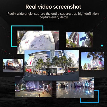 Wireless Network Camera With Wide-Angle Recording 720P Resolution - Black