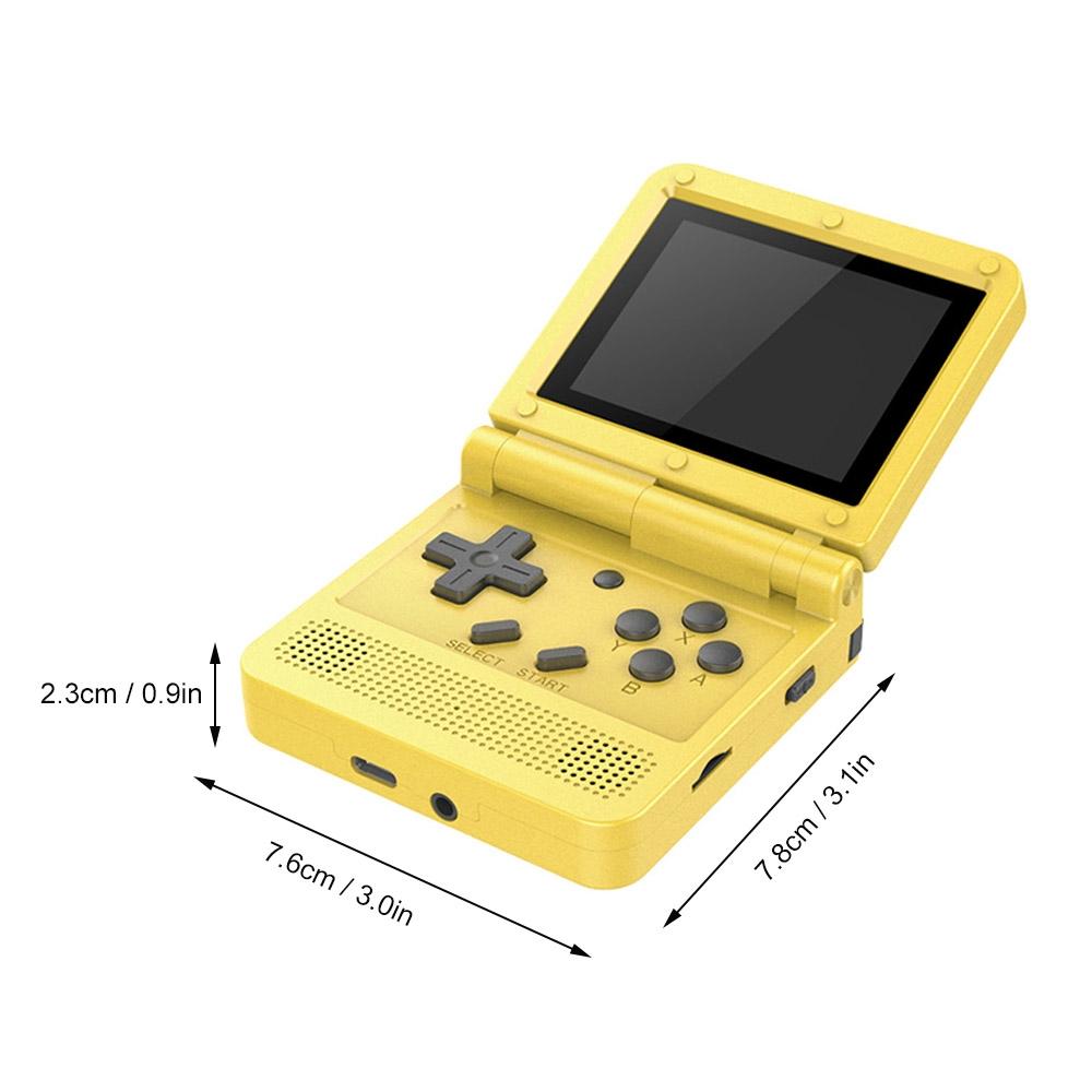 Retro Handheld Game Console With 3.0 Ips Screen And 16Gb Memory - V90 - Black
