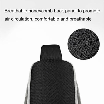 Adjustable Sports Chest Bag Lightweight & Versatile - Elegant Grey